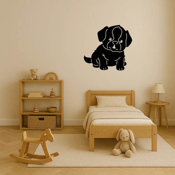 Üzgün Köpek Dekoratif Duvar Tablosu - Resim 4