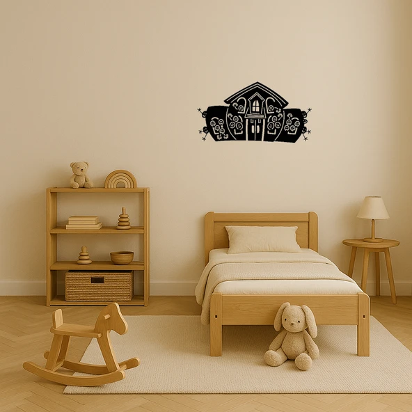 Aile Evi İnşa Dekoratif Tablo - Resim 3