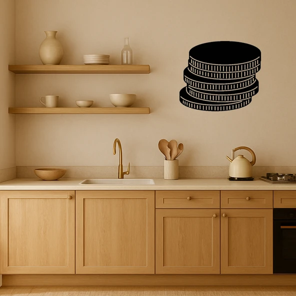 Altın Madeni Para Dekoratif Tablo - Resim 2