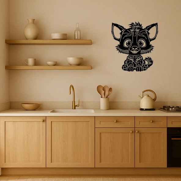 Sevimli Çizgi Karakter Dekoratif MDF Tablo - Resim 2