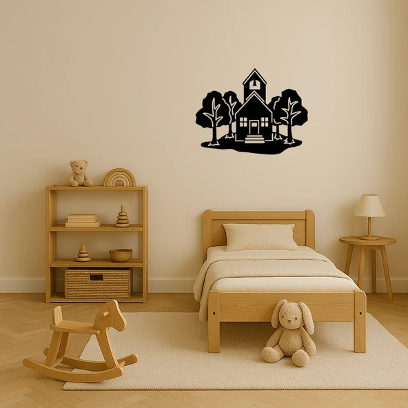 Modern Mimari Tasarımlı Dekoratif MDF Tablo - Resim 3