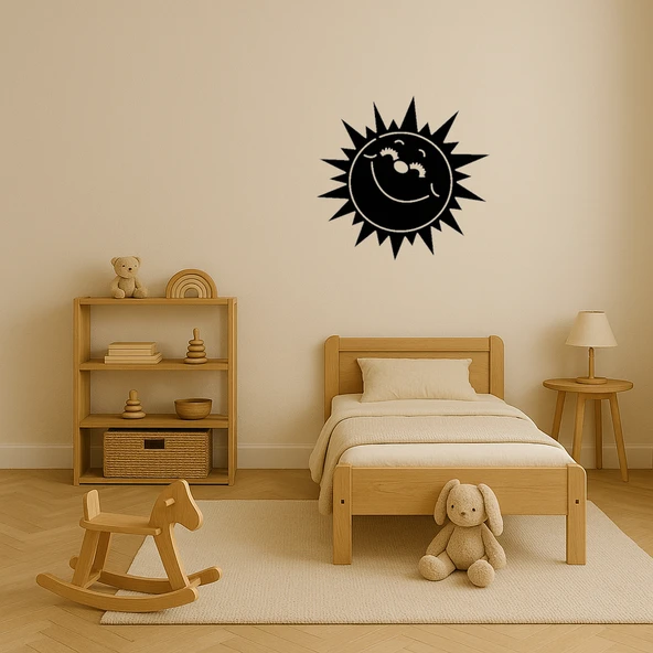 Mutlu ve Huzurlu Güneş Dekoratif Tablo - Resim 3