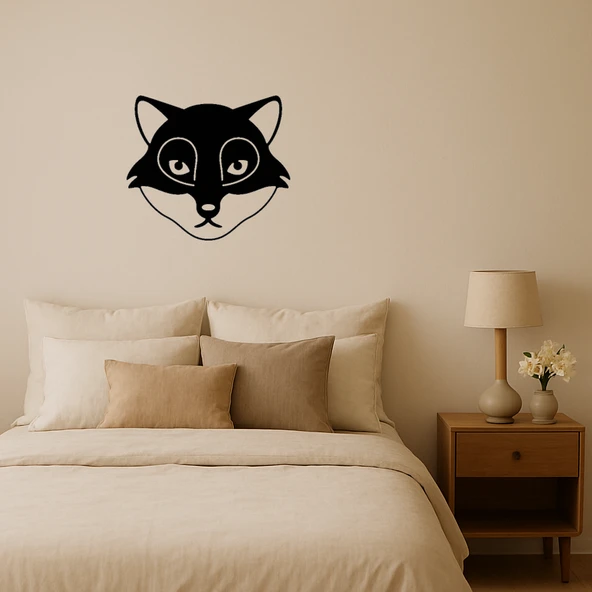 Kurt Yüzü Dekoratif Tablo ürün görseli