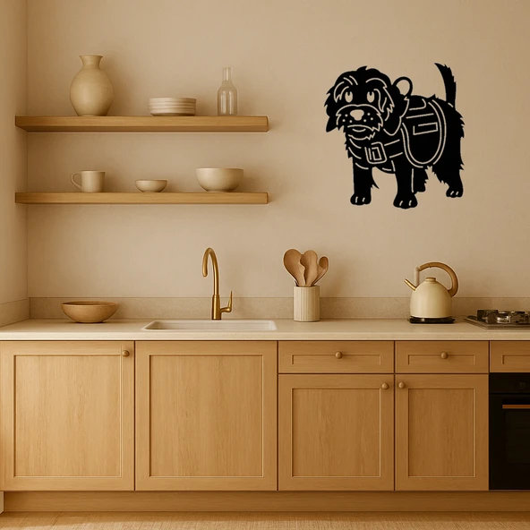 Hizmet Köpeği Empati Temalı Duvar Dekoru - Resim 3