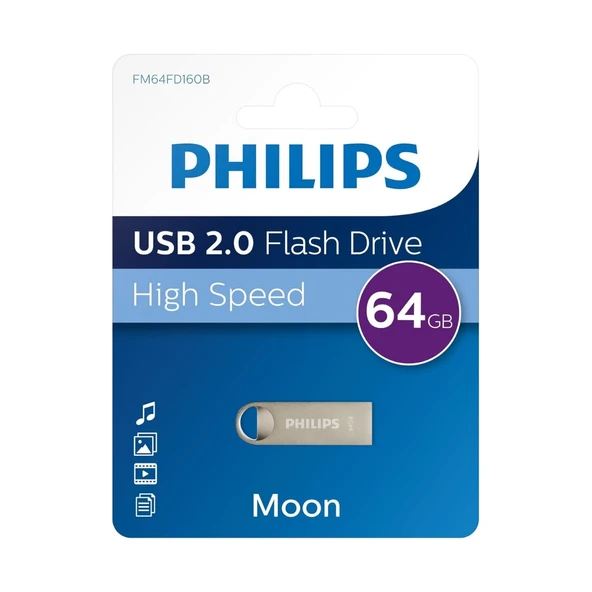 PHILIPS 64GB USB 2.0 25/10MB/S FM64FD160B/00 - 3