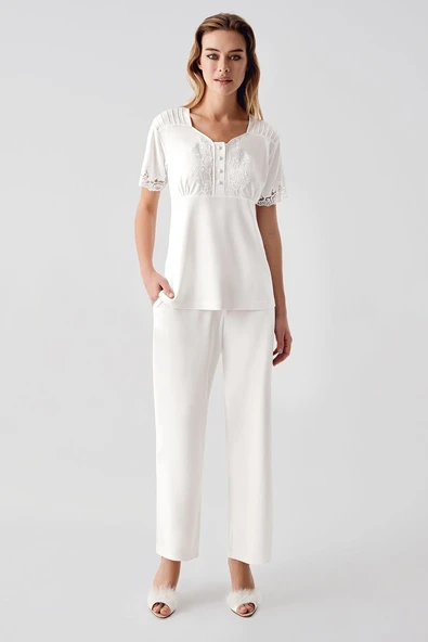 Freshness 322 Kadın Sabahlıklı Pijama Takımı - 2