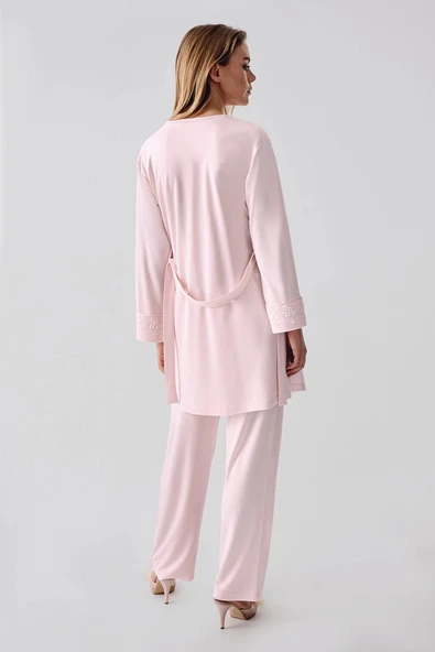 Freshness 321 Kadın Sabahlıklı Pijama Takımı - 4