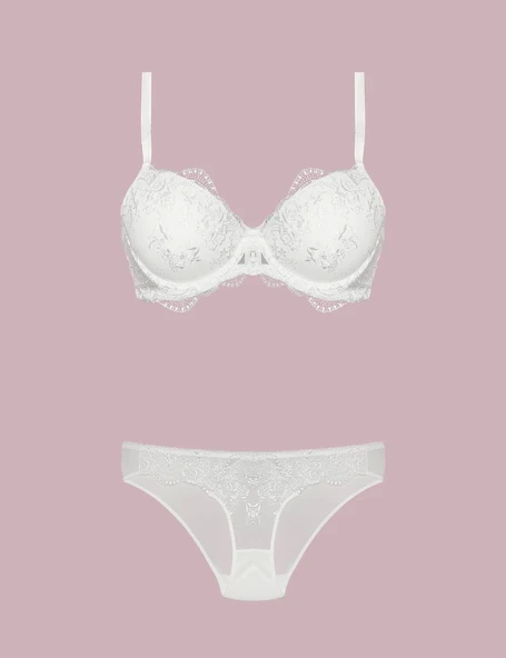 Nurteks 4385 Dantelli Sütyen Takımı