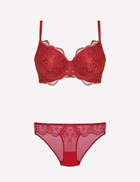 Nurteks 4385 Dantelli Sütyen Takımı