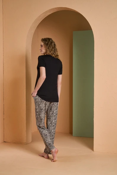 PJS 27036 Kadın Kısa Kol Pijama Takımı - 3