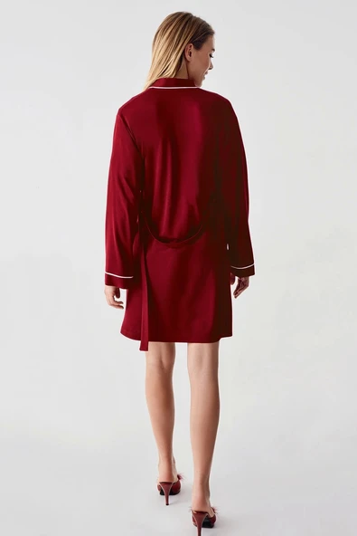 Freshness 324 Kadın 4'Lü Sabahlıklı Şorlu Pijama Takımı - 3