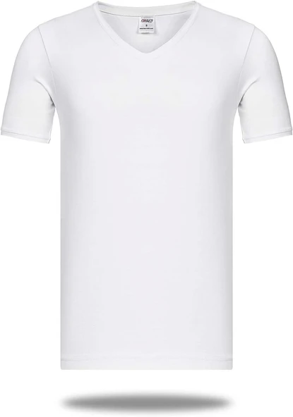 Star 206 Modal Yarım Kol V-Yaka T-Shirt Atlet - 3