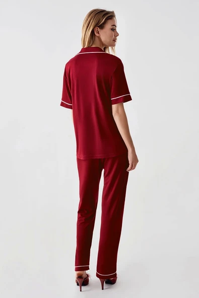 Freshness 324 Kadın 4'Lü Sabahlıklı Şorlu Pijama Takımı