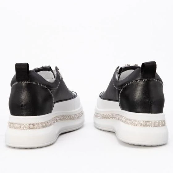 GUJA 25Y423-4 GİZLİ DOLGU TAŞ SARGILI KADIN SNEAKER AYAKKABI - Resim 10