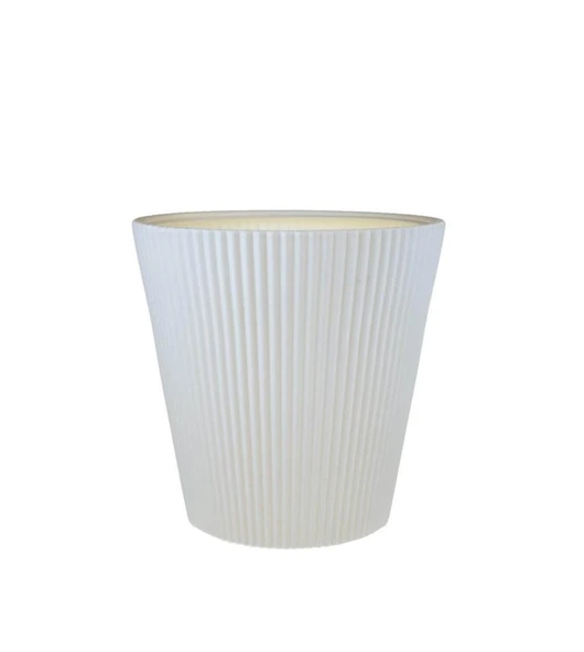 Omnipazar SO-LNS3 Dekoratif Luna Saksı 29 lt Beyaz 3 Adet - Resim 4