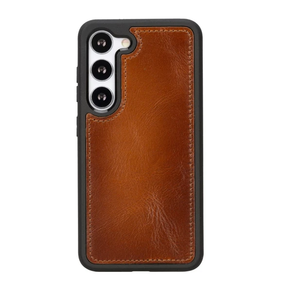 Samsung Galaxy S23 Uyumlu Deri Cüzdanlı Kılıf RST2EF Taba - Resim 3