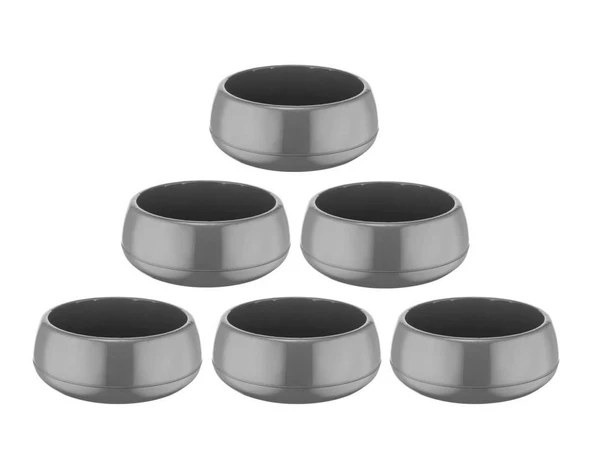 Omnipazar SO-EAS3 Elvan Arajman Sukulent Kaktüs Saksı 4.8 lt Antrasit 6 Adet ürün görseli