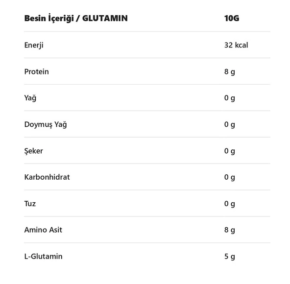 MassQuick Glutamine 300 gr - Resim 2