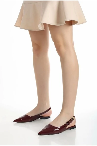 Ummar Bordo Rugan Babet Ayakkabı ürün görseli 1