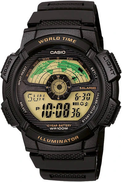 CASIO AE-1100W-1BVDF ERKEK KOL SAATİ ürün görseli