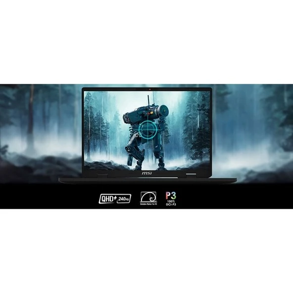 MSI CROSSHAIR A17 HX D8WGKG-012XTR R9 8940HX 32GB DDR5 RTX5070 8GB GDDR7 1TB NMVE 17 " 240HZ(QHD) FDOS - Resim 5