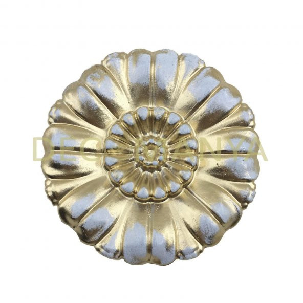 Decomanya Saray Tavan Bronz Papatya Dekoratif Motif 9 cm