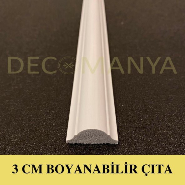 Dekoratif Boyanabilir Duvar Çıtası Kesimli Hazır Paket - 5