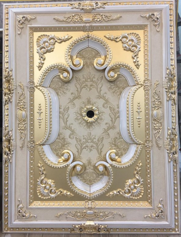 Decomanya Bronz Dikdörtgen Saray Tavan Göbeği 90*120 cm