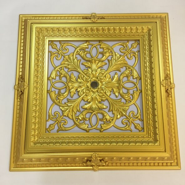 Decomanya Saray Tavan Göbek 72x72 cm Altın