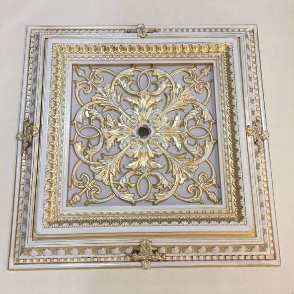 Decomanya Saray Tavan Göbek 72x72 cm Bronz