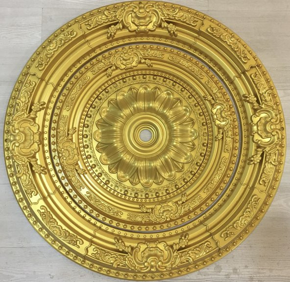 Decomanya Altın Oval Saray Tavan Göbeği 90 cm