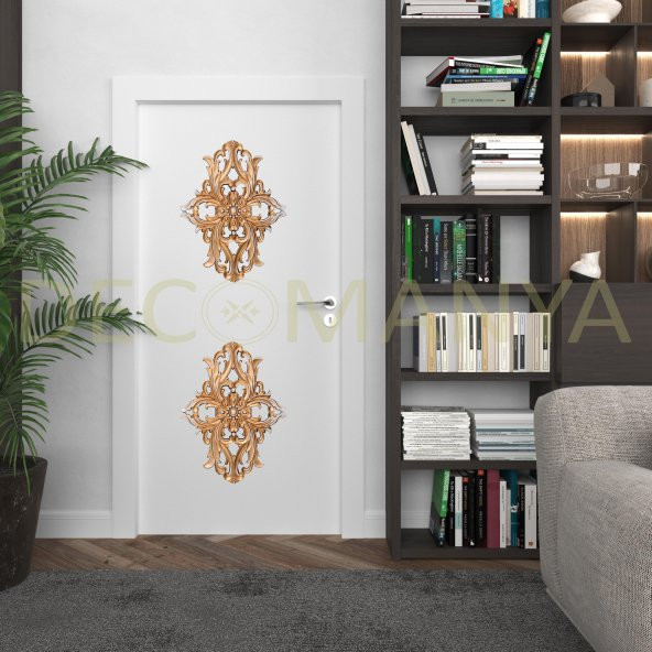 Decomanya Saray Tavan Bronz Motif 28,5*37,5 cm