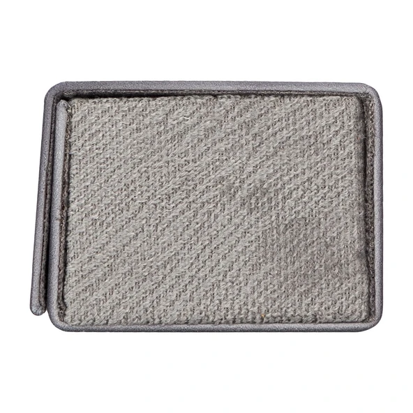 Clever Deri Gözlük Kılıfı RST9EF Gri - Resim 4