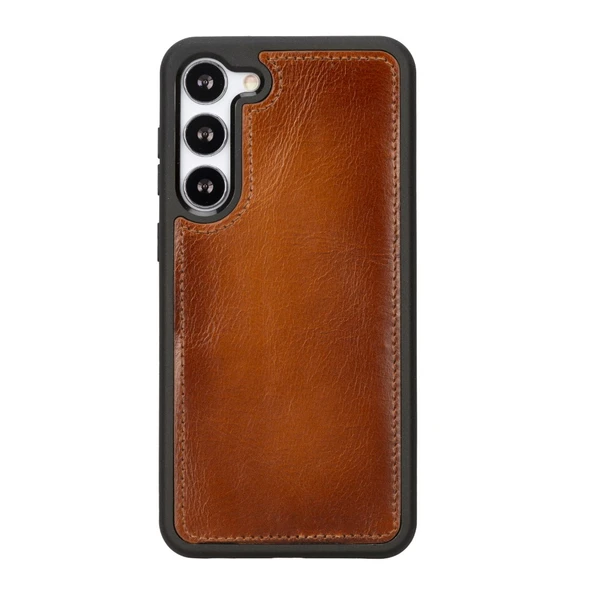 Samsung Galaxy S23 Plus Uyumlu Deri Cüzdanlı Kılıf RST2EF Taba - Resim 3