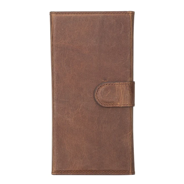 Samsung Galaxy S22 Plus Uyumlu Deri Cüzdanlı Kılıf Santa G2 - Resim 4