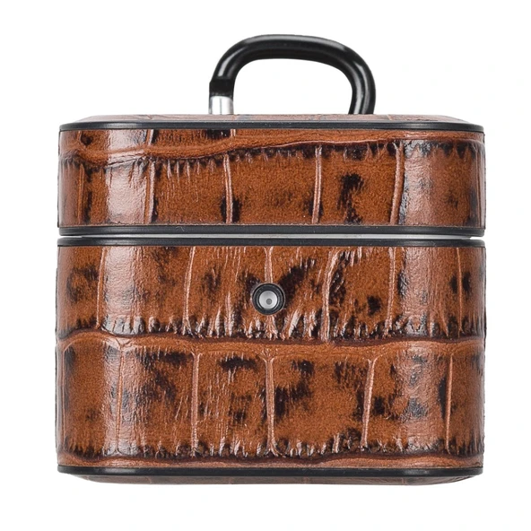 Casquet Apple AirPods 3.nesil Uyumlu Deri Kılıf YK6 Taba ürün görseli