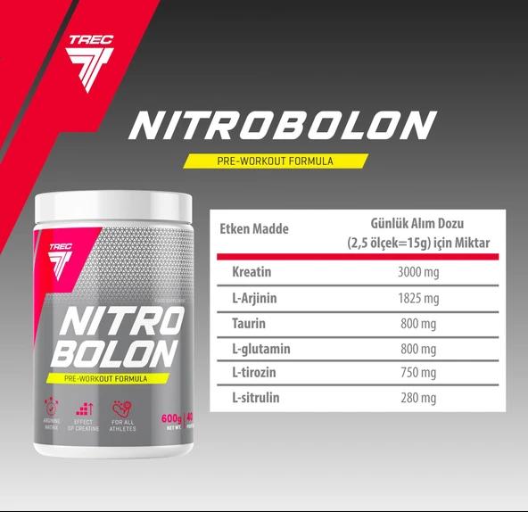 Trec Nitrobolon Pre-Workout 600 gr - 2