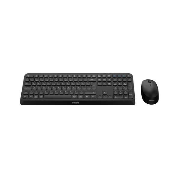 Philips SPT6407 Bluetooth Kablosuz Türkçe Q Klavye Mouse Seti Siyah ürün görseli 1