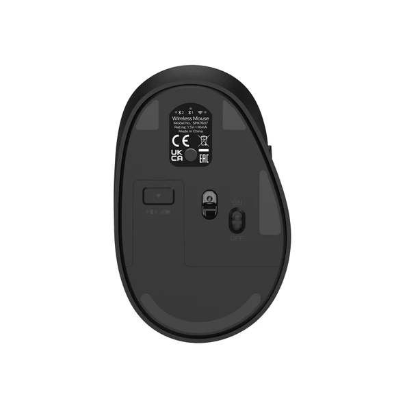 Philips SPK7607 Sessiz Optik Kablosuz Mouse / Kablosuz bağlantı 2,4 GHz + Bluetooth 3.0/5.0, 7 Tuşlu, Optik Sensör Ayarlanabilir - Resim 5