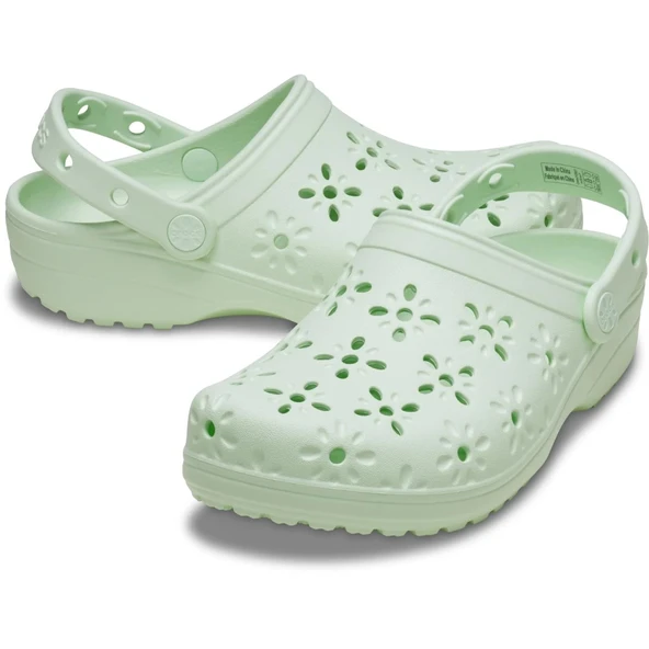 croc 210927-3YH CLASSIC FLORAL CUT OUT CLOG SPOR TERLİK SANDALET - 2