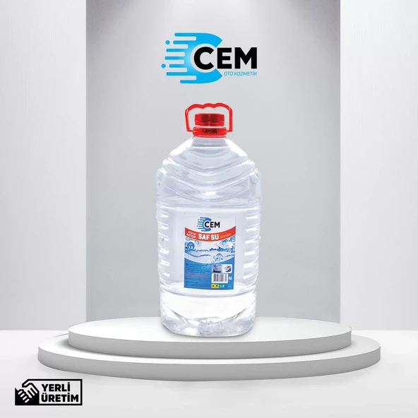CEM CAR CARE Saf Su Ütü ve Akü Suyu 5 LT - 2