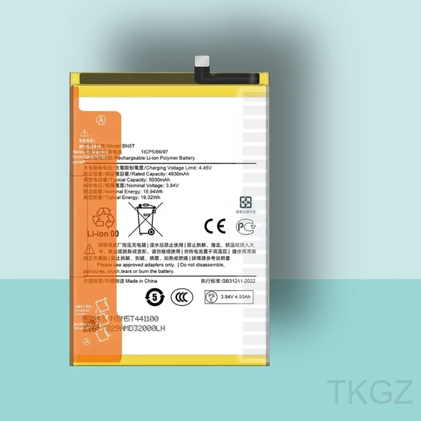 Tkgz - Xiaomi REDMİ 13 - BN5T - Batarya Pil Orijinal Sıfır ürün görseli 1