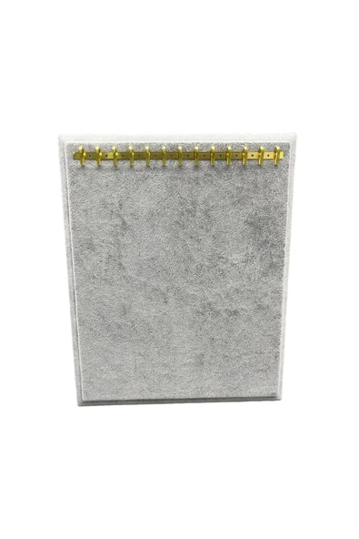 Süet Kumaş Gri Renk 20/16 Cm Ayaklı Kanca Bileklik Sergileme Standı - Resim 2