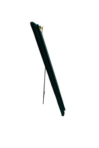 Süet Kumaş Yeşil Renk 20/16 Cm Ayaklı Kanca Bileklik Sergileme Standı - 2