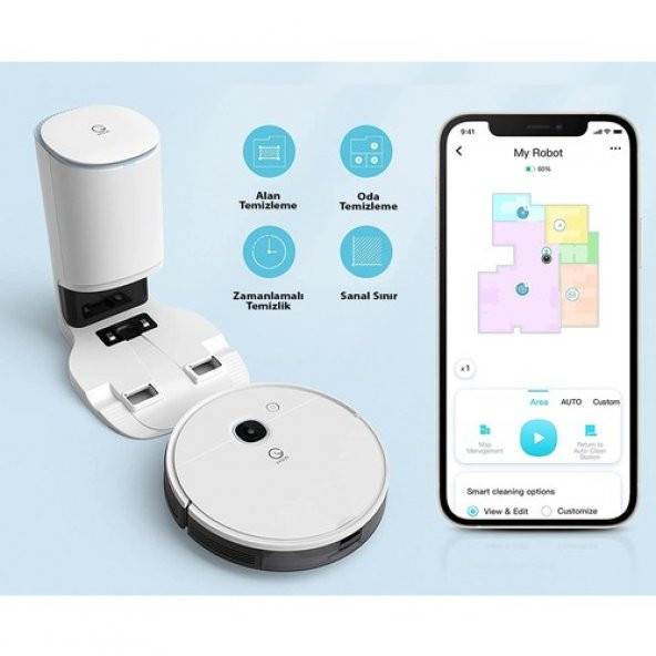 Yeedi Vac Station Akıllı Çöp Istasyonlu Robot Vacuum Süpürge - 7