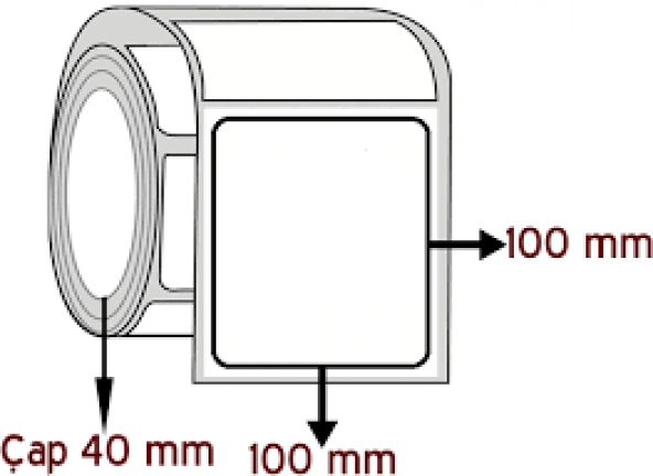 100*100 BARKOD ETİKETİ 1 RULO