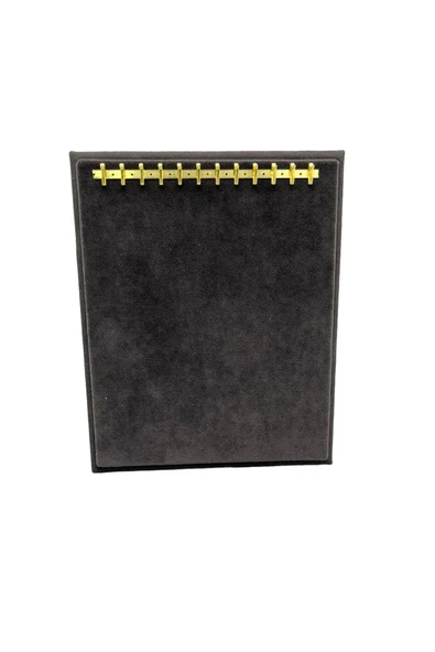 Süet Kumaş Füme Renk 20/16 Cm Ayaklı Kanca Bileklik Sergileme Standı - Resim 2