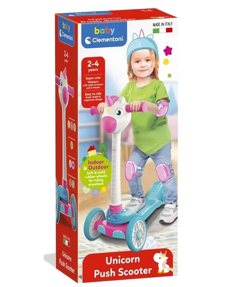 Clementoni Baby Unicorn Push Scooter 17749 - 3
