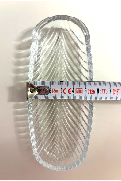 KAVEH Mikrodalgada Kullanılabilir Kaveh Santa 1 ADET Cam Kayık 20*8 Cm Oval ( 1 ADET GÖNDERİLMEKTEDİR) - 3