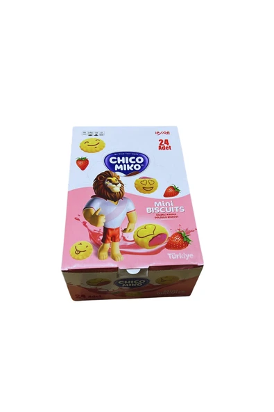 CHİCO MİKO MİNİ BİSCUİTS ÇİLEKLİ 24 ADET - 3